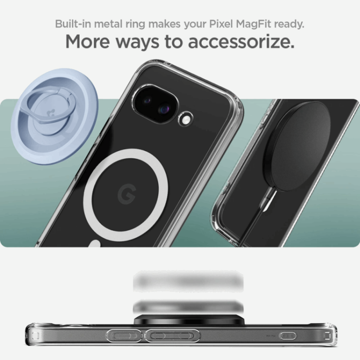 Spigen - Spigen Google Pixel 9a Mobilskal Magsafe Ultra Hybrid - Clear