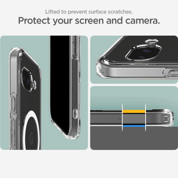 Spigen - Spigen Google Pixel 9a Mobilskal Magsafe Ultra Hybrid - Clear