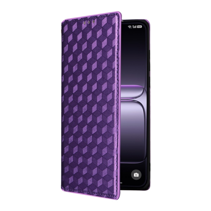 A-One Brand - OnePlus Nord 5 Plånboksfodral Rhombus Imprint - Lila