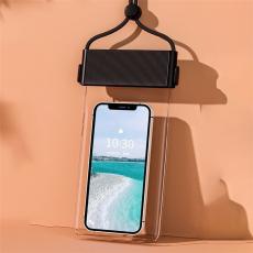 OEM - Vattent&auml;tt Universalt Mobilfodral IPX8 TPU Stripes - Svart