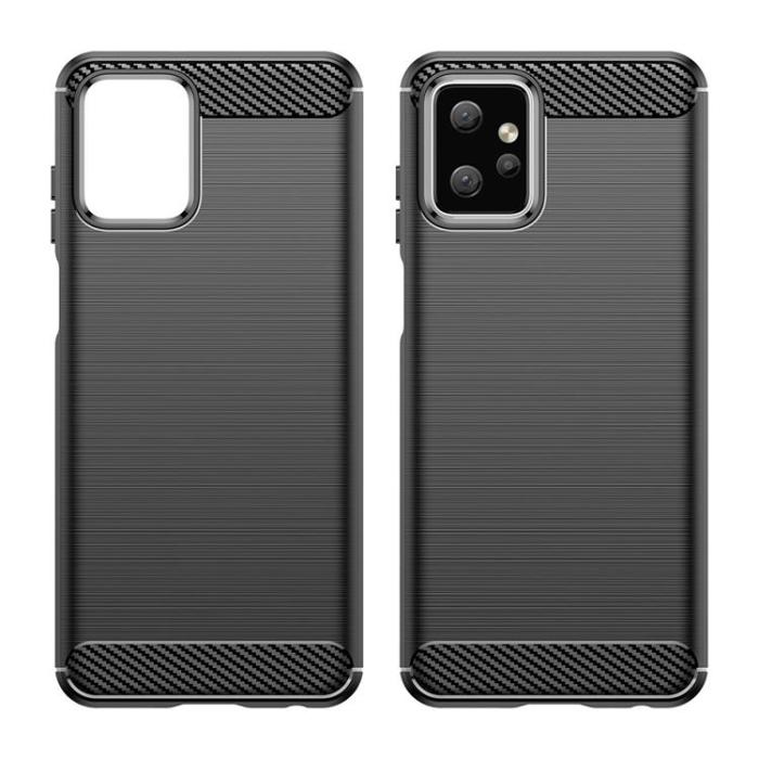 OEM - Motorola Moto G Power 5G 2023 Mobilskal Carbon Silikon - Svart