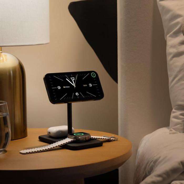 Twelve South - Twelve South 3-in-1 Trådlös Laddare Magsafe iPhone, Apple Watch, AirPods - Svart
