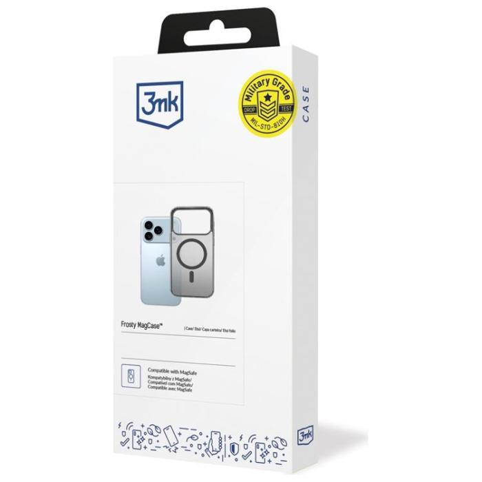 3MK - 3MK iPhone 17 Pro Mobilskal MagSafe Frosty - Svart
