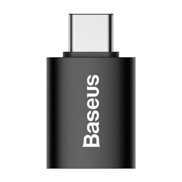 BASEUS - Baseus Adapter USB-C Till USB-A Ingenuity Series - Svart