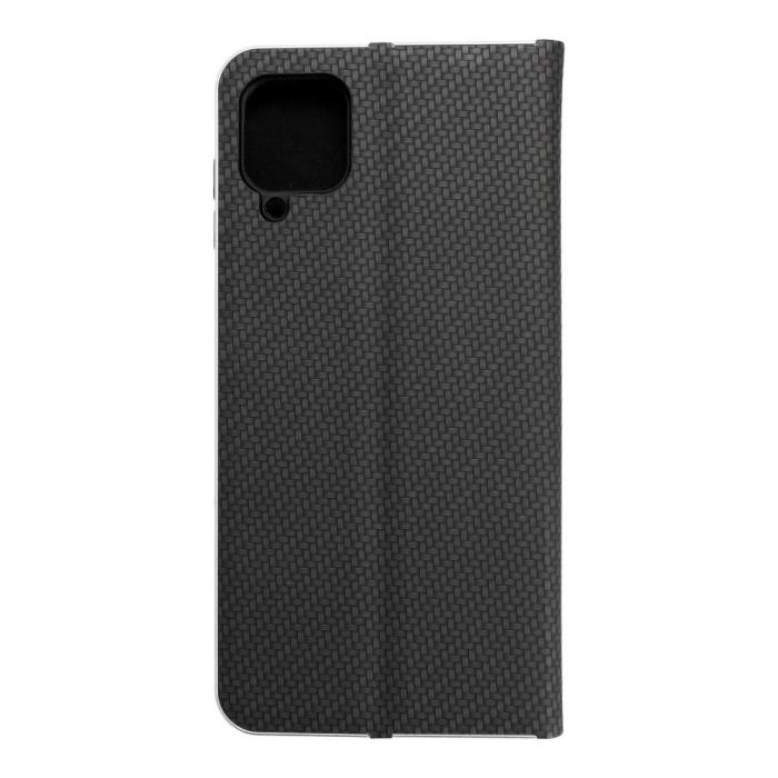 OEM - Galaxy A12/M12 Plånboksfodral Forcell Luna Carbon - Svart
