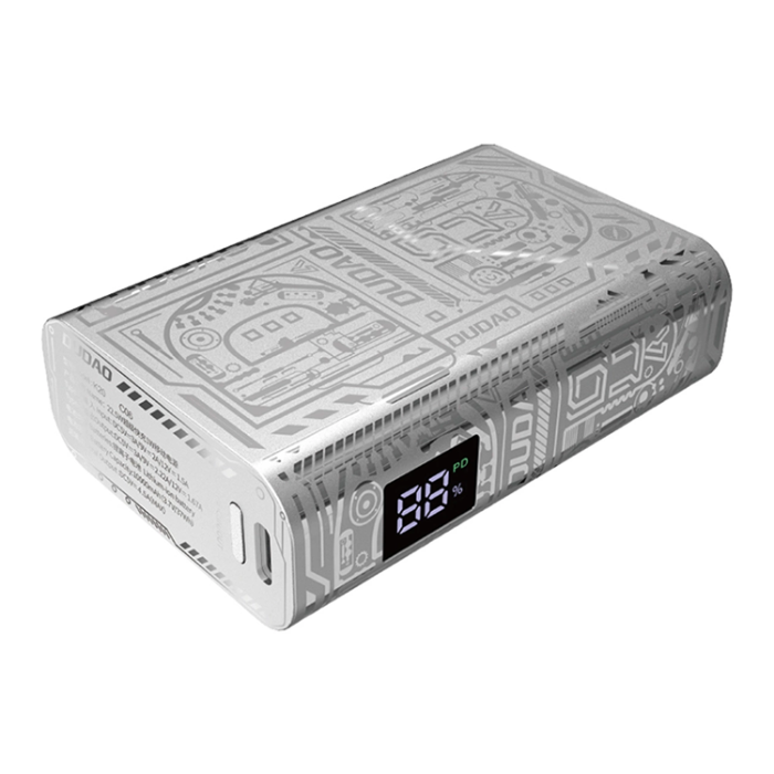 Dudao - Dudao Powerbank K20 10000mAh 22.5W USB-A/USB-C - Silver