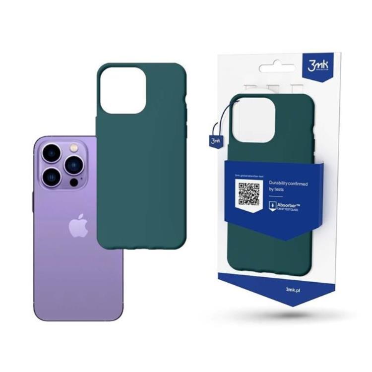 3MK iPhone 14 Pro Skal Matt Lovage - Grön | 2353 | AlltMobil