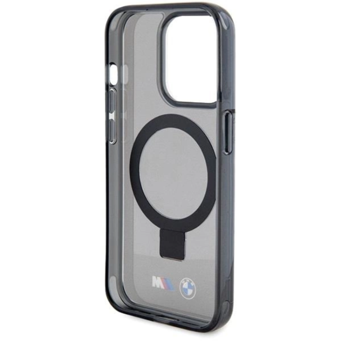 BMW - BMW iPhone 15 Pro Max Mobilskal Magsafe Ringställ M Collection - Svart