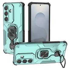 OEM - Mobilskal till Samsung Galaxy S26/S26 Pro Rotera Ring Kickstand Plast - Gr&ouml;n