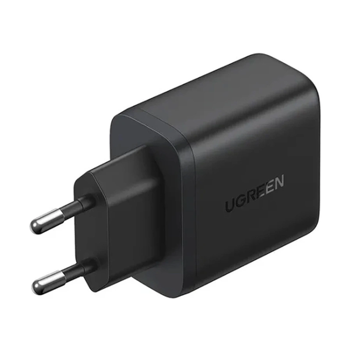Ugreen - Ugreen GaN Snabbladdare 20W USB-C - USB-A - Svart