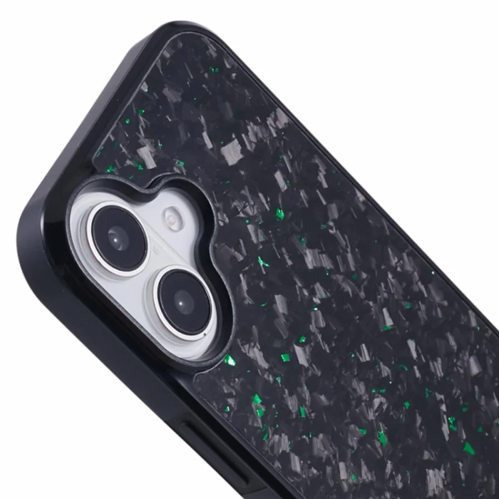 A-One Brand - iPhone 16 Mobilskal Aramid Fiber Forged - Grön