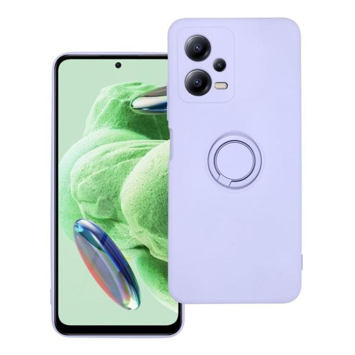 OEM - Xiaomi Redmi Note 12 5G Mobilskal Ringhållare Silikon - Lila
