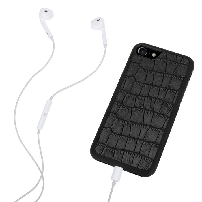 Boom of Sweden - Boom Croco skal till iPhone 6/7/8/SE 2020 - Svart