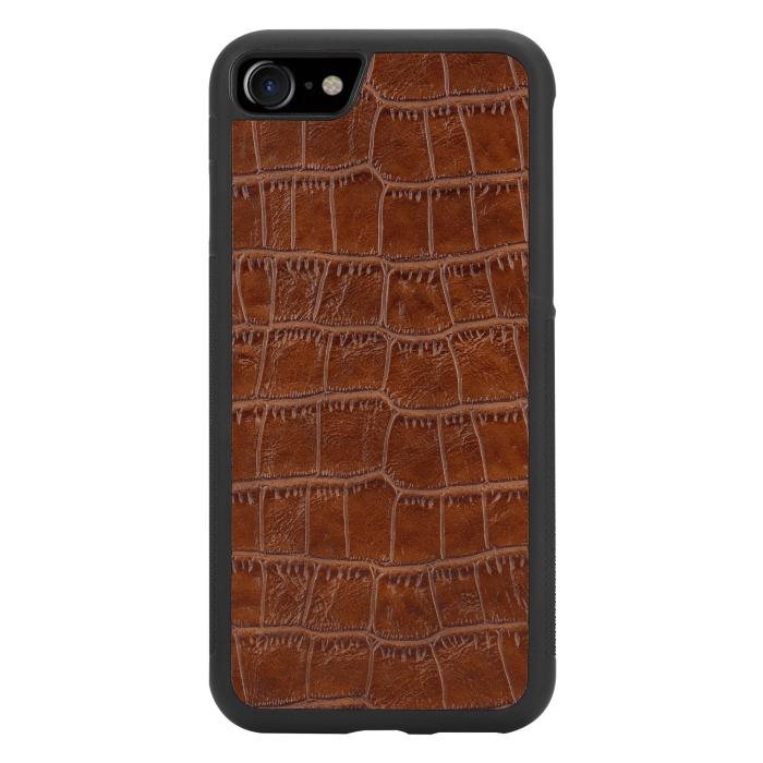 Boom of Sweden - Boom Croco skal till iPhone 6/7/8/SE 2020 - Brun