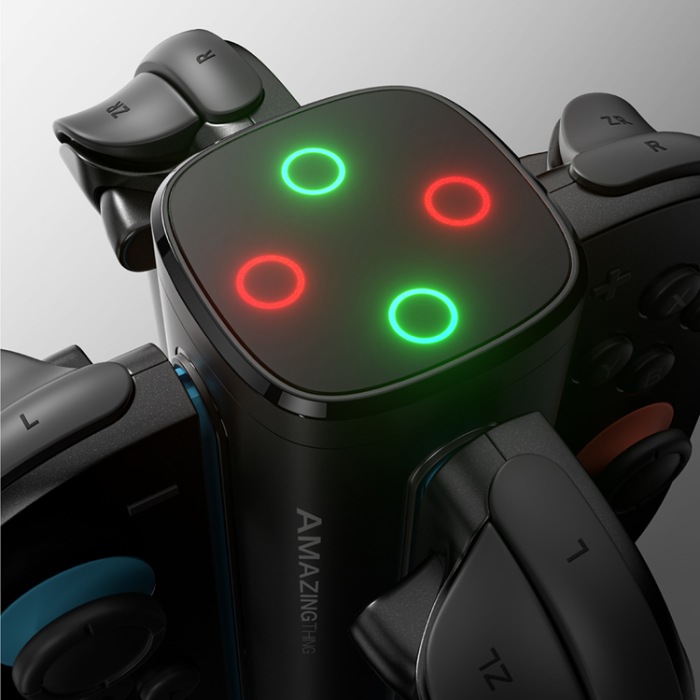 AmazingThing - AmazingThing Nintendo Switch 2 Laddare Thunder Pro PlayDock - Svart