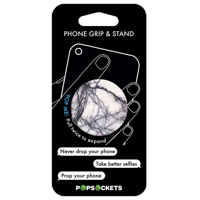 UTGATT5 - POPSOCKETS Hållare/ Ställ - White Marble