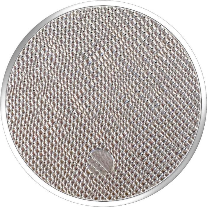 UTGATT5 - POPSOCKETS Saffiano Silver Grip med Ställfunktion Premium Saffiano