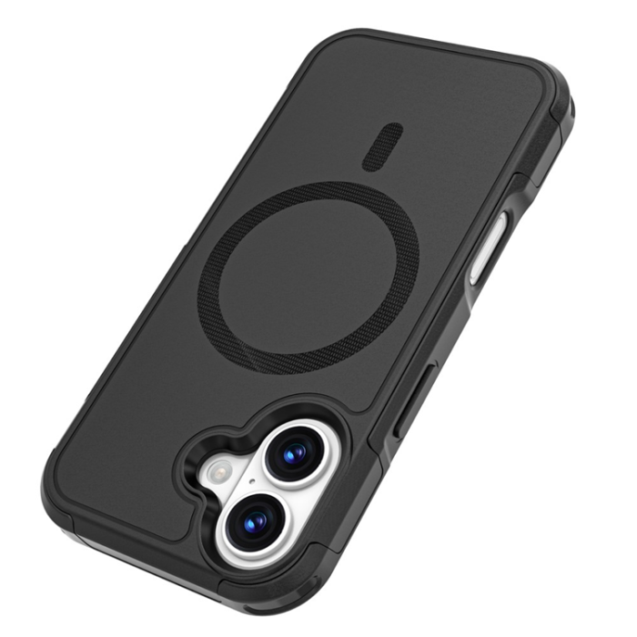 A-One Brand - iPhone 17 Mobilskal MagSafe PC + TPU Anti-drop - Svart
