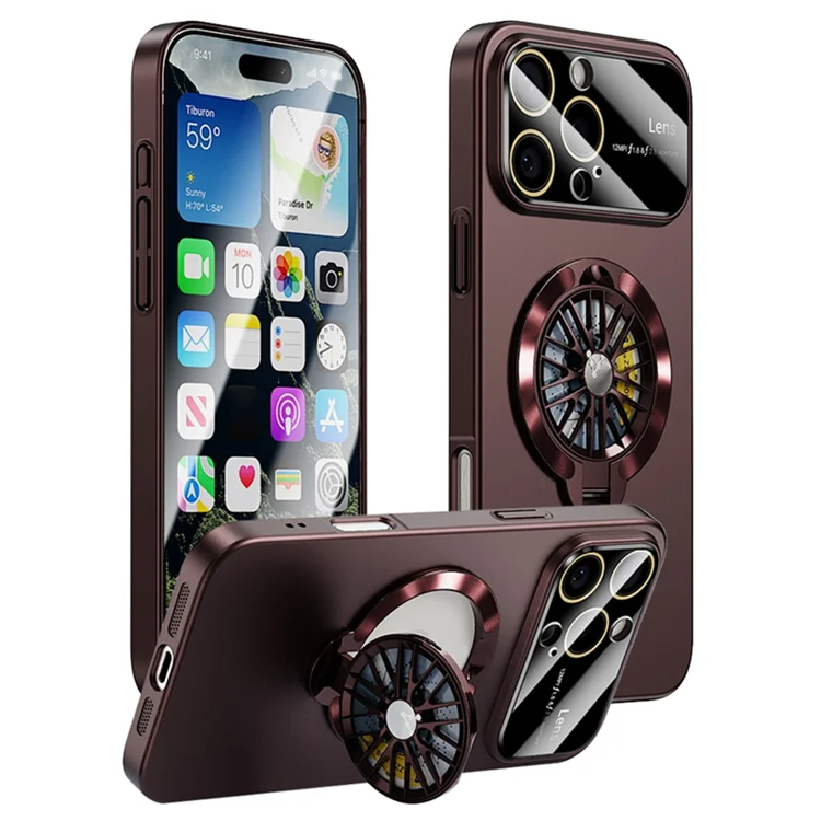 iPhone 16 Pro Max Mobilskal Magsafe Hard PC (Vinröd) | 2353 | AlltMobil