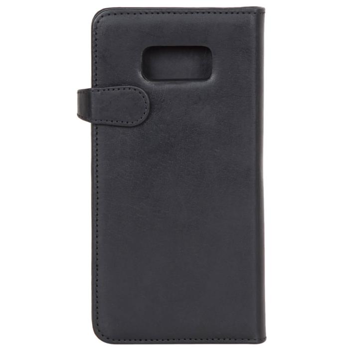 BUFFALO - BUFFALO äkta läder Plånboksväska läder till Samsung S8 Plus - Svart