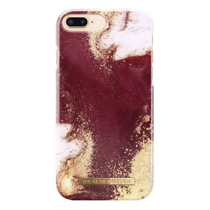 UTGATT4 - iDeal of Sweden Fashion Skal iPhone 6/7/8 Plus - Golden Burgundy