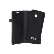 BUFFALO - BUFFALO äkta läder Plånboksväska läder till Samsung S8 Plus - Svart