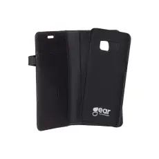 BUFFALO - BUFFALO &auml;kta l&auml;der Pl&aring;nboksv&auml;ska l&auml;der till Samsung S8 - Svart