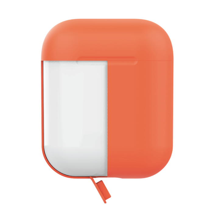UTGATT1 - Puro - Icon Fluo Silicone Skal AirPods - Orange