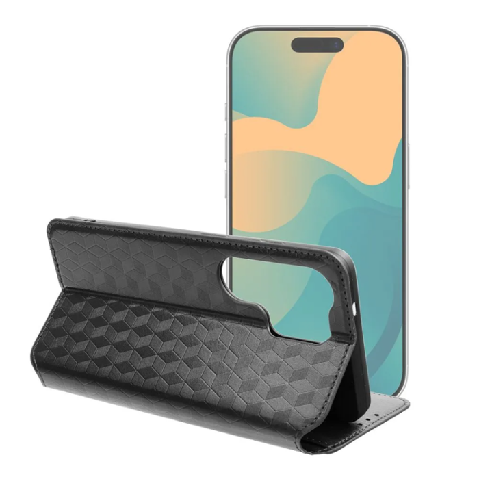 A-One Brand - Plånboksfodral För Galaxy S26 Plus Cubic - Svart