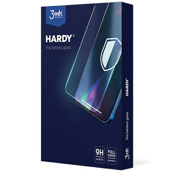 3MK Galaxy S23 Plus Härdat Glas Skärmskydd Hardy - Svart