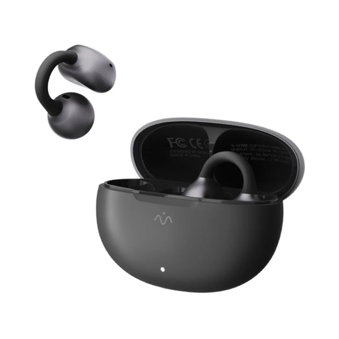 MOMAX - MOMAX Clip-On BT15 1-Vibe Clip M.IN.D IPX4 Trådlös Hörlurar - Svart