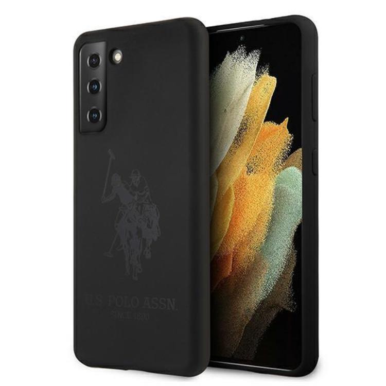 US Polo Silicone On Tone Skal Galaxy S21 - Svart