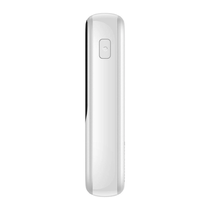 BASEUS - Baseus Powerbank Qpow 10000mAh 20W med Inbyggd Lightning Kabel - Vit