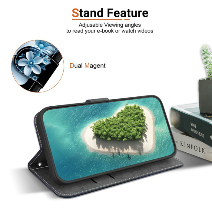 A-One Brand - Sony Xperia 1 VII Plånboksfodral med Lanyard Printing - Black Orchid