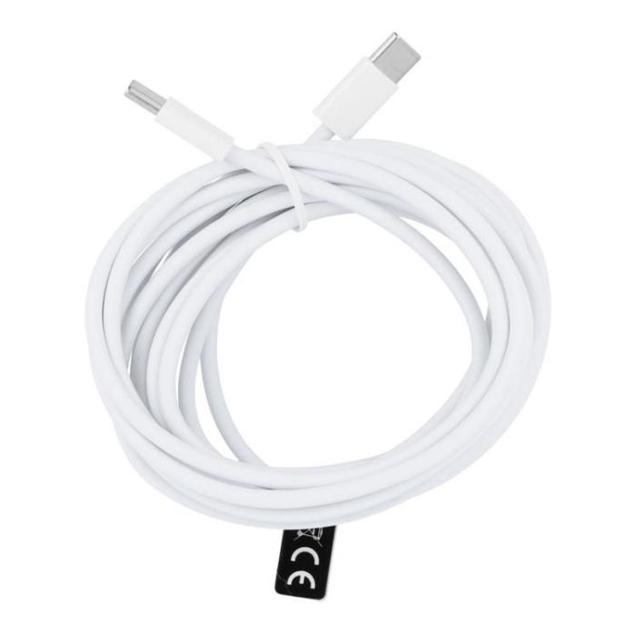 OEM - USB-C till USB-C kabel 3m 60W HD-Box - Vit