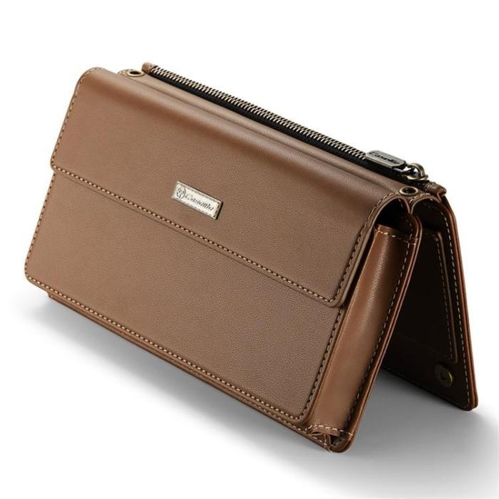 Caseme - CASEME Me20 Crossbody Väska 4.0-7.6'' Läder - Brun