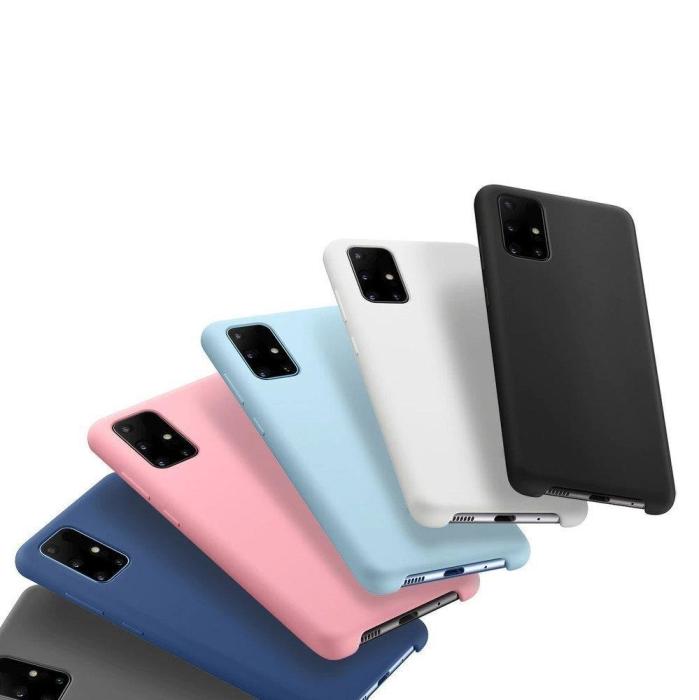 OEM - Silicone Flexible Rubber Mobilskal Galaxy A72 - Rosa