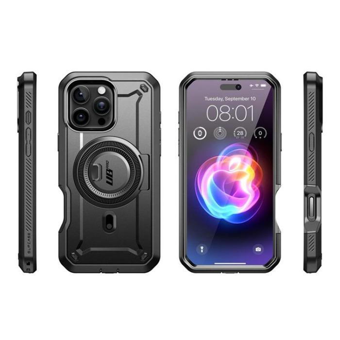 SupCase - Supcase iPhone 16 Pro Max Mobilskal Magsafe UB Pro - Svart