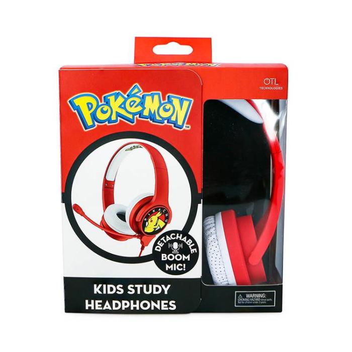 POKEMON - POKEMON Interaktiv Hörlurar/Headset On-Ear 85/94dB Bom-Mikrofon - Röd