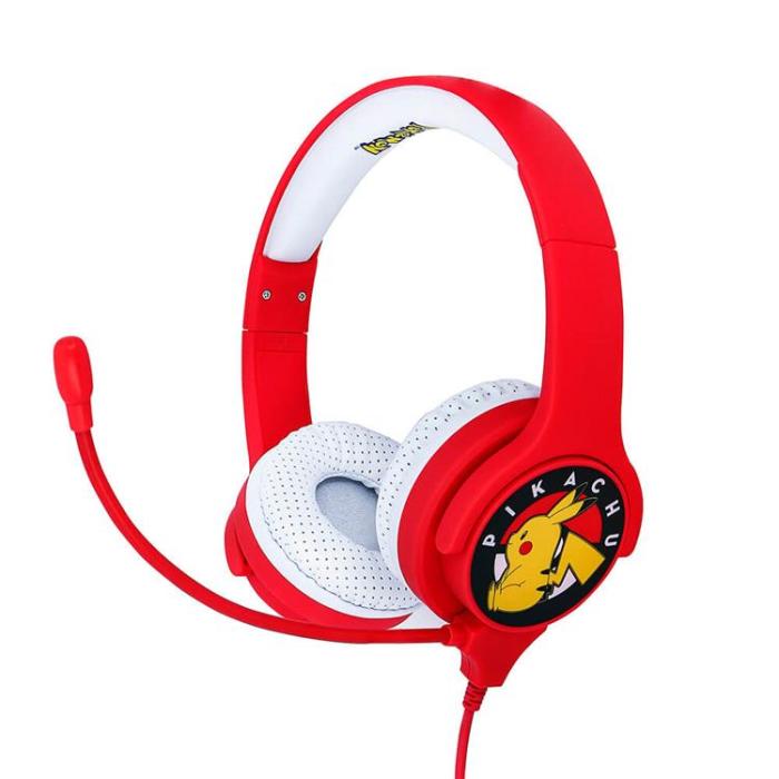 POKEMON - POKEMON Interaktiv Hörlurar/Headset On-Ear 85/94dB Bom-Mikrofon - Röd