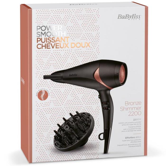 UTGATT5 - BABYLISS Hårfön Power Smooth Bronze Shimmer 2200 D566E
