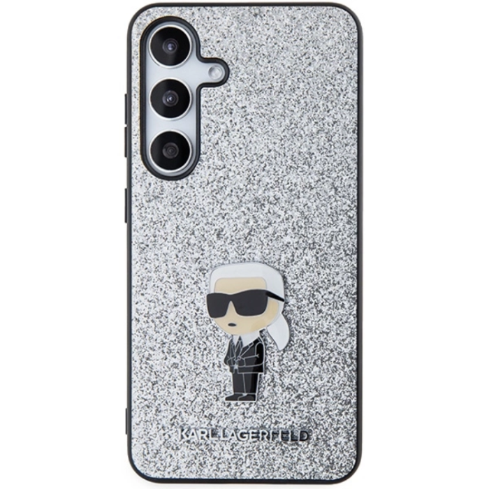KARL LAGERFELD - KARL LAGERFELD Galaxy S24 Mobilskal Fixed Glitter Ikonik Logo