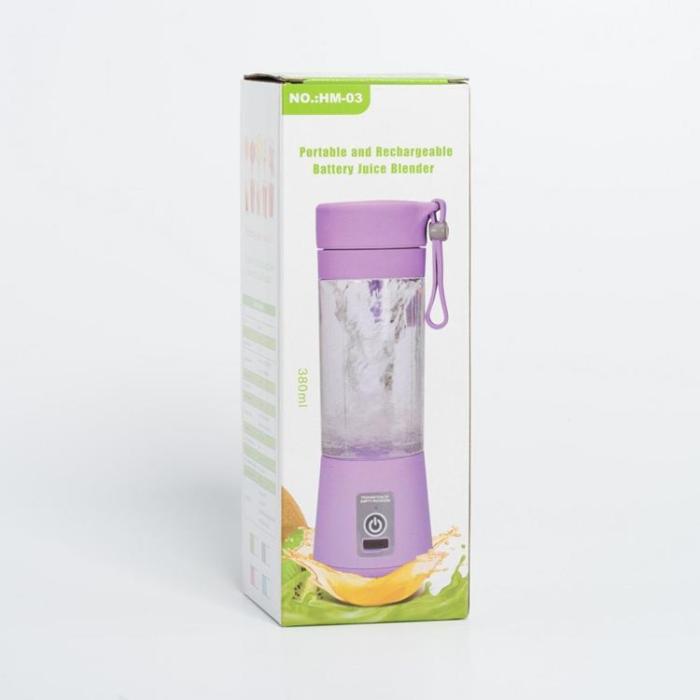 OEM - Bärbar Färsk Fruktmixer för Smoothie 380 ml - Rosa