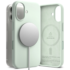 Ringke - Ringke iPhone 17 Mobilskal Magsafe Magnetic Silikon - Soft Mint