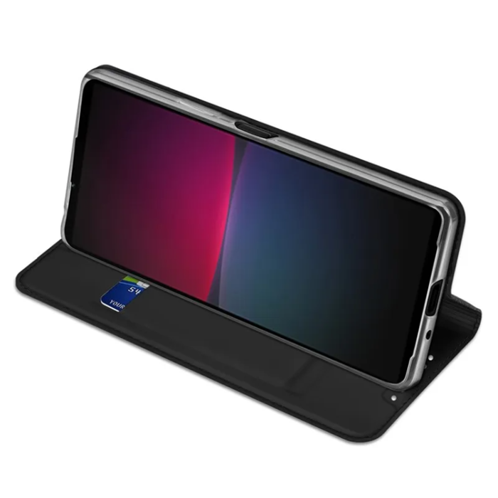 Dux Ducis - Dux Ducis Sony Xperia 10 V Plånboksfodral Skin Pro - Svart