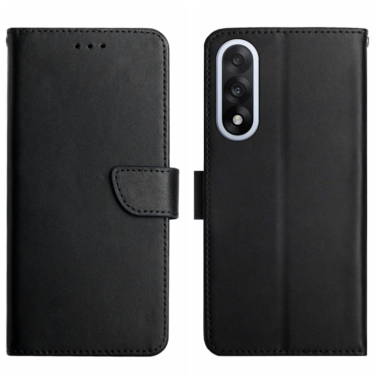 OnePlus Nord 5 Plånboksfodral Nappa textur Äkta läder - Svart | 2353 | AlltMobil