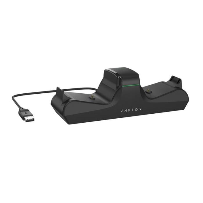 Raptor - RAPTOR Laddare För Handkontroll Dubbel XBOX