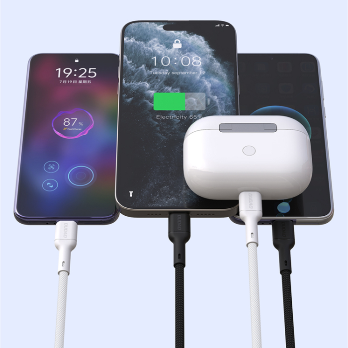 Dudao - Dudao USB-C - USB-C 65W Kabel 2m L9C - Svart