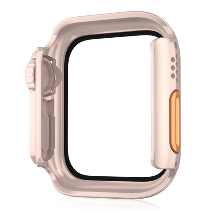 OEM - Apple Watch 7/8 (41mm) Förvandla Utseendet till Apple Watch Ultra - Rosa Guld