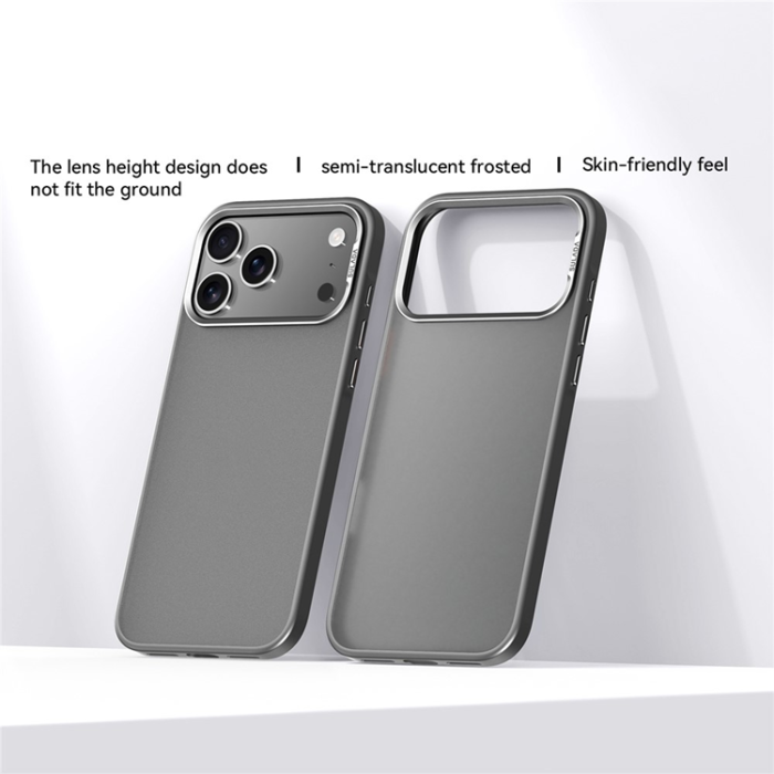 SULADA - SULADA iPhone 17 Pro Mobilskal Shockproof Matte - Titangrå